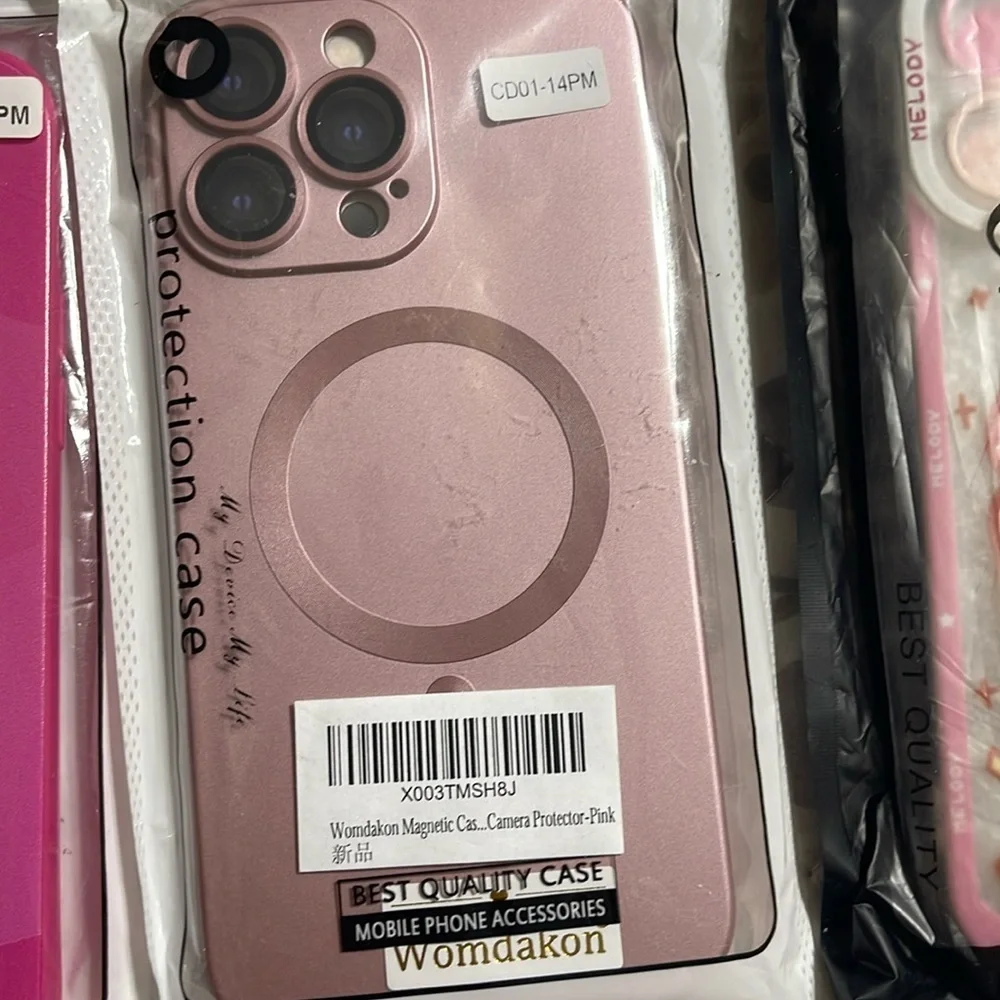 New set/3 silicone phone cases for iPhone 14 Pro Max